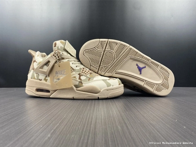 Official Maikesneakers Air 4 DJ1193-200 Jordan x Aleali May Camo 0728